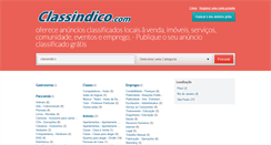 Desktop Screenshot of classindico.com