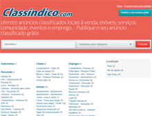 Tablet Screenshot of classindico.com